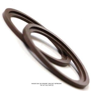 Pfeiffer Gasket,Ring,Viton,Brown Replacement Part 300057