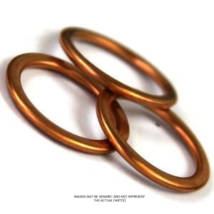 Leybold Vacuum Gasket,Crush,Copper,18Mm Replacement Part 300077