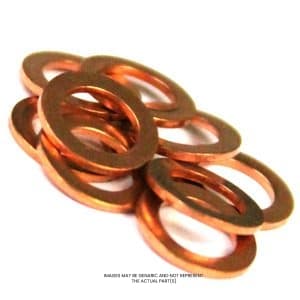 Rietschle Gasket,Ring,Copper,.253"Idx.384"Odx.032" Replacement Part 420044