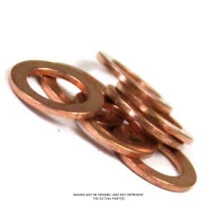 Rietschle Gasket.Ring,Copper,.253"Idx.385"Odx.033" Replacement Part 704017