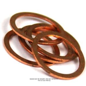 Rietschle Gasket,Ring,Copper,.566"Idx.698"Odx.032" Replacement Part 704021
