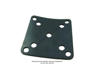 Busch Vacuum Membrane, Exhaust Silencer, 88X88X3 OEM Part 73400300