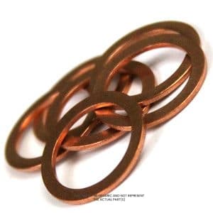 Rietschle Ring,Sealing,Copper,17.8 X 12.5 X 1.3Mm Replacement Part 94800200000